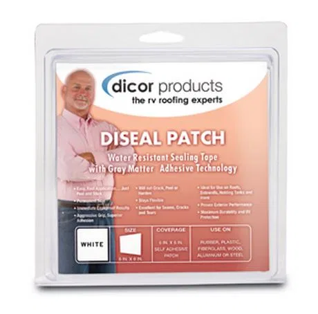 522TPO-450-1C – DICOR CORP Roof Repair Tape, Use To Seal Leaks On RV Roof For Use On EPDM (Ethylene Propylene Diene M...